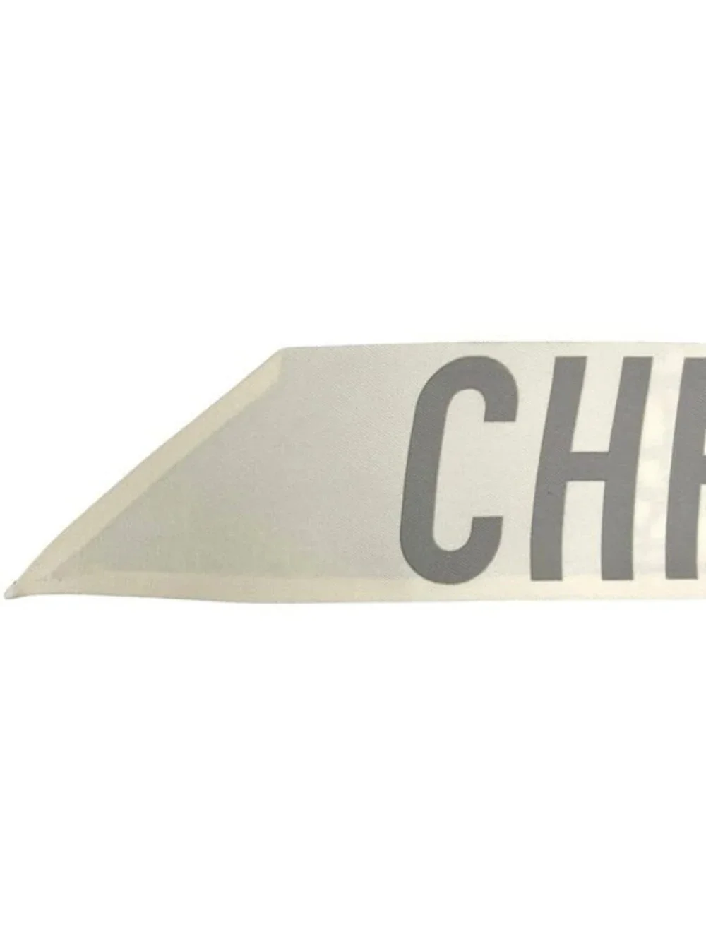 Dior Ribbon Scarf Mitzah Gray Oblique Already Cleaned Silk Logo All Over Pattern